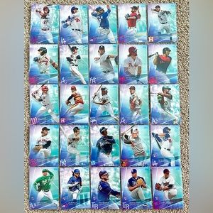 2020 Topps X Steve Aoki Baseball Party Full Base Set 100 Count Waves 1-4